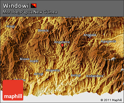Physical 3D Map of Windowi