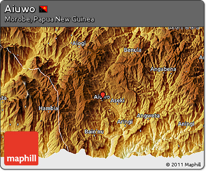 Physical 3D Map of Aiuwo