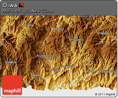 Physical 3D Map of Oiwa