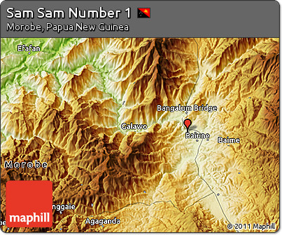 Physical 3D Map of Sam Sam Number 1