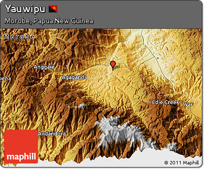 Physical 3D Map of Yauwipu