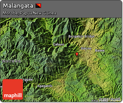 Satellite 3D Map of Malangata