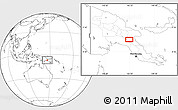 Blank Location Map of Bulolo