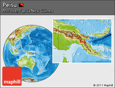 Physical Location Map of Peisu