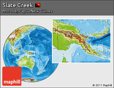 Physical Location Map of Slate Creek