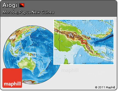 Physical Location Map of Aiogi