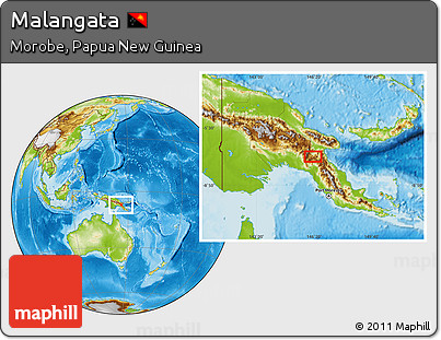 Physical Location Map of Malangata