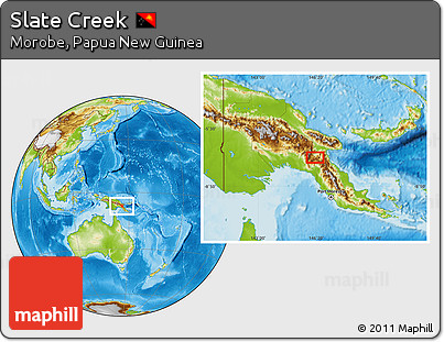 Physical Location Map of Slate Creek