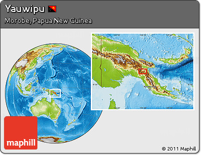 Physical Location Map of Yauwipu