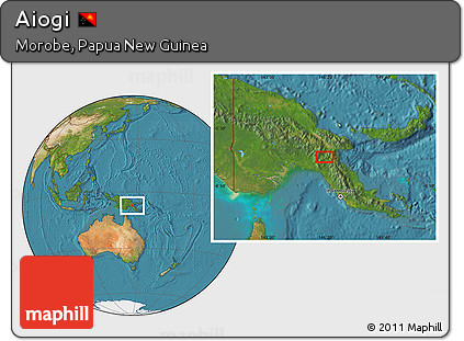 Satellite Location Map of Aiogi