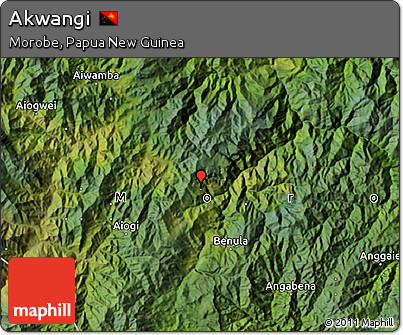 Satellite Map of Akwangi