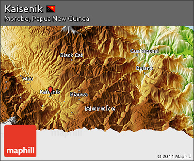 Physical 3D Map of Kaisenik