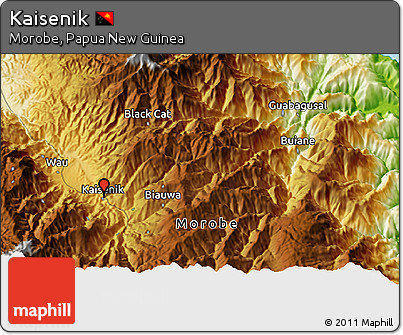 Physical 3D Map of Kaisenik