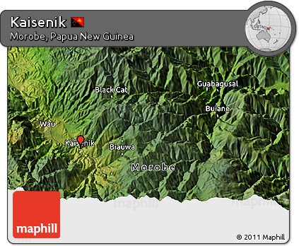 Satellite 3D Map of Kaisenik