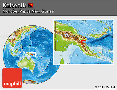 Physical Location Map of Kaisenik