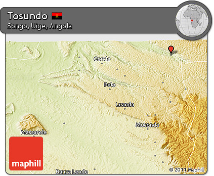 Physical 3D Map of Tosundo