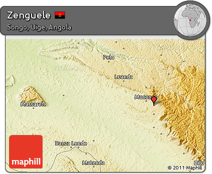 Physical 3D Map of Zenguele
