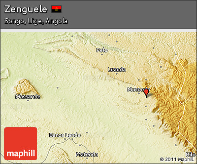 Physical 3D Map of Zenguele