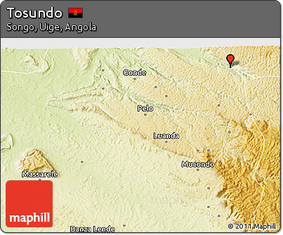 Physical 3D Map of Tosundo