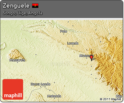 Physical 3D Map of Zenguele