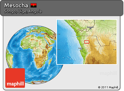 Physical Location Map of Mesocha