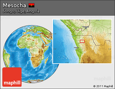 Physical Location Map of Mesocha