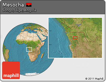 Satellite Location Map of Mesocha