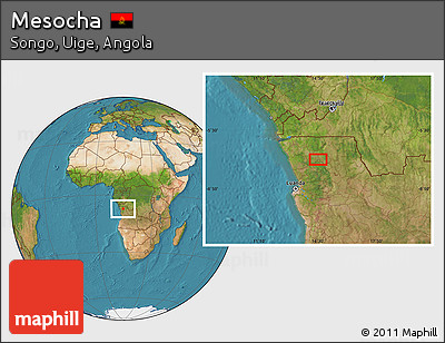 Satellite Location Map of Mesocha