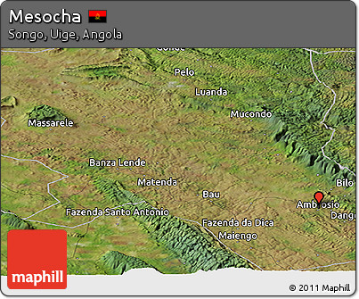 Satellite Panoramic Map of Mesocha