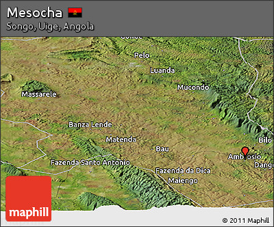 Satellite Panoramic Map of Mesocha