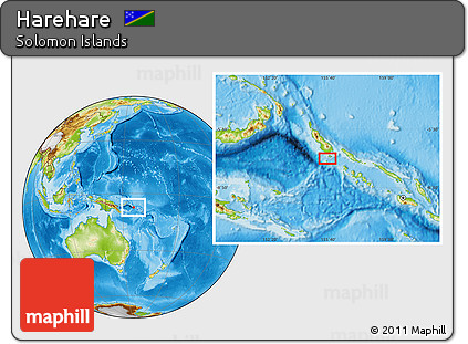 Physical Location Map of Harehare
