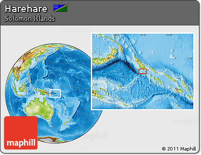 Physical Location Map of Harehare