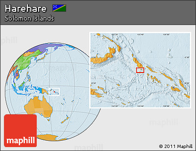Political Location Map of Harehare