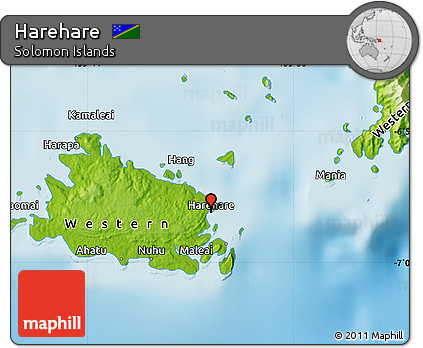 Physical Map of Harehare