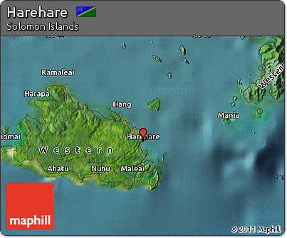 Satellite Map of Harehare