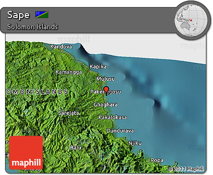 Satellite 3D Map of Sape
