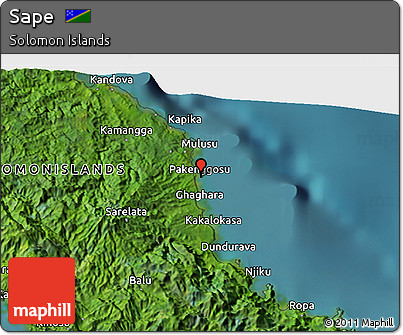 Satellite 3D Map of Sape