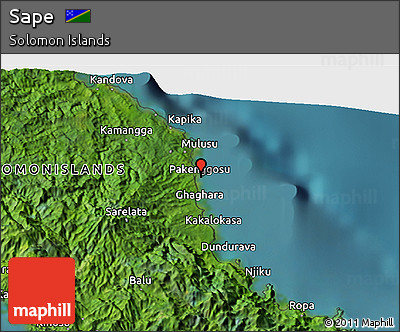 Satellite 3D Map of Sape