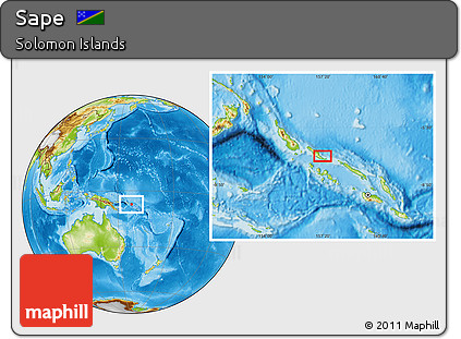 Physical Location Map of Sape