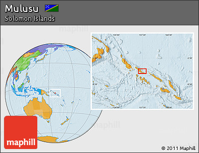 Political Location Map of Mulusu