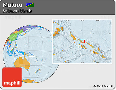 Political Location Map of Mulusu