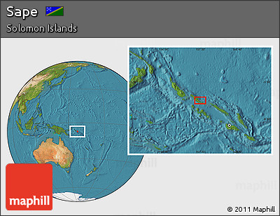 Satellite Location Map of Sape