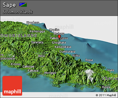 Satellite Panoramic Map of Sape