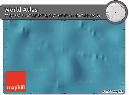 Satellite Map of the Area around 7° 10' 2" S, 157° 10' 30" W