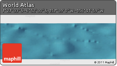 Satellite Panoramic Map of the Area around 7° 10' 2" S, 157° 10' 30" W