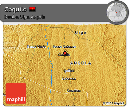 Physical 3D Map of Coquilo