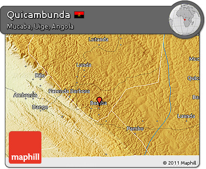 Physical 3D Map of Quicambunda