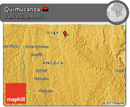 Physical 3D Map of Quimucanza