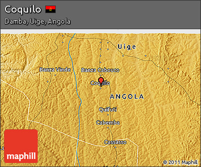 Physical 3D Map of Coquilo