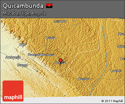 Physical 3D Map of Quicambunda